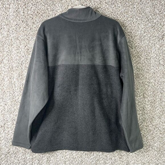 Columbia Sweatshirt Men’s XL Steens Mountain Gray Half Snap Fleece Pullover - Picture 4 of 5